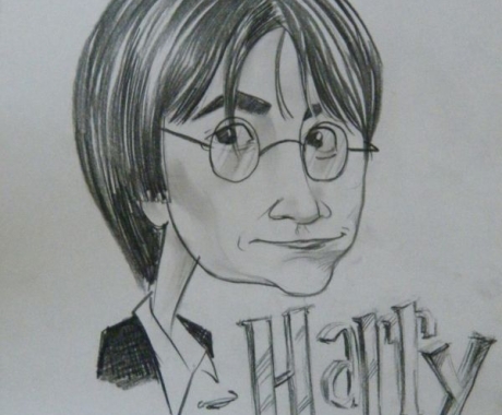 Caricatura Harry Potter