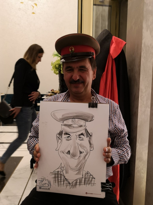 Caricaturi la minut, eveniment Timisoara by Adrian Bighei