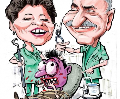 Caricatura stomatologi